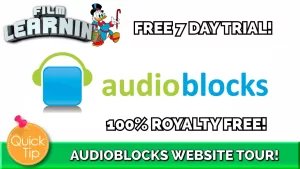 Video Thumbnail: Audioblocks Royalty Free Sounds and Music! | Film Learnin