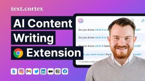 Video Thumbnail: TextCortex: AI Content Writing Extension for Google Chrome