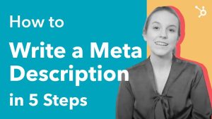 Video Thumbnail: How to Write a Meta Description in 5 Steps