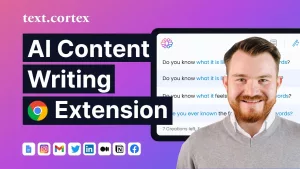 Video Thumbnail: TextCortex: AI Content Writing Extension for Google Chrome