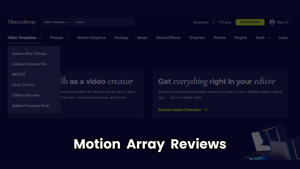 Motion Array Review