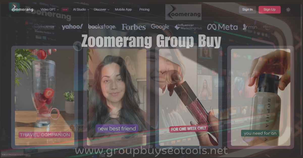 Zoomerang Group Buy- Video Editor & Video Maker