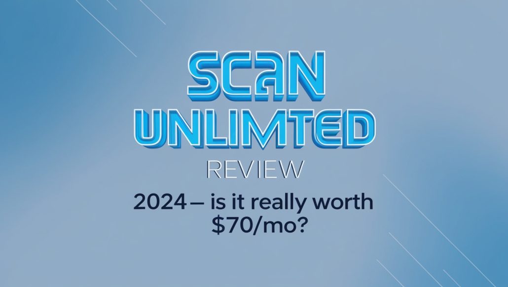 Scan unlimited Review 2024– Is It Really Worth $70mo